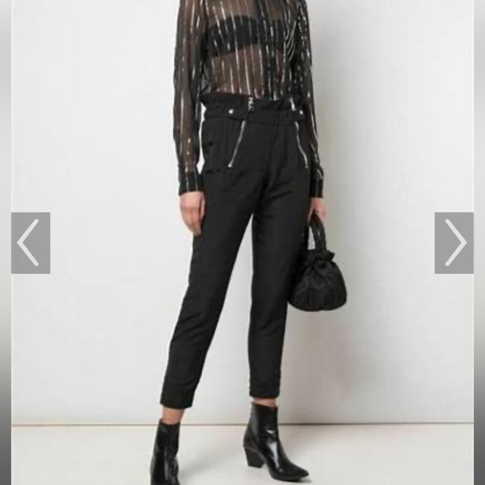 RtA Leon High Rise cropped trousers